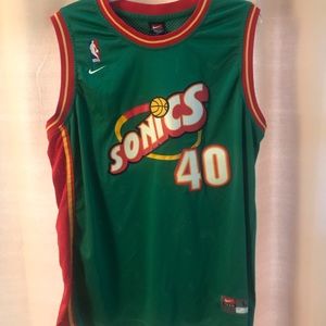 Nike SuperSonics Shawn Kemp Jersey